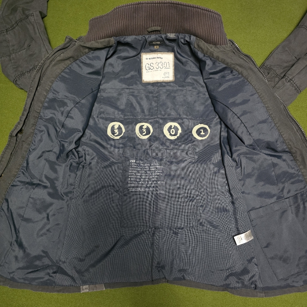 G-Star Military Field Jacket in Charcoal - Picture 3 of 6